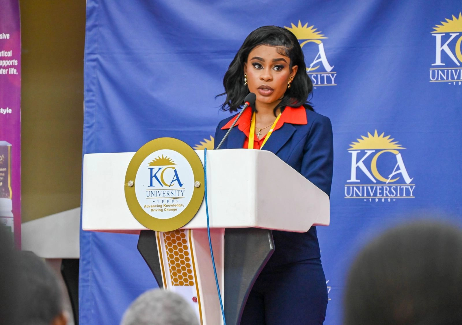 Liz Wakesho, President of the TTSA student coalition